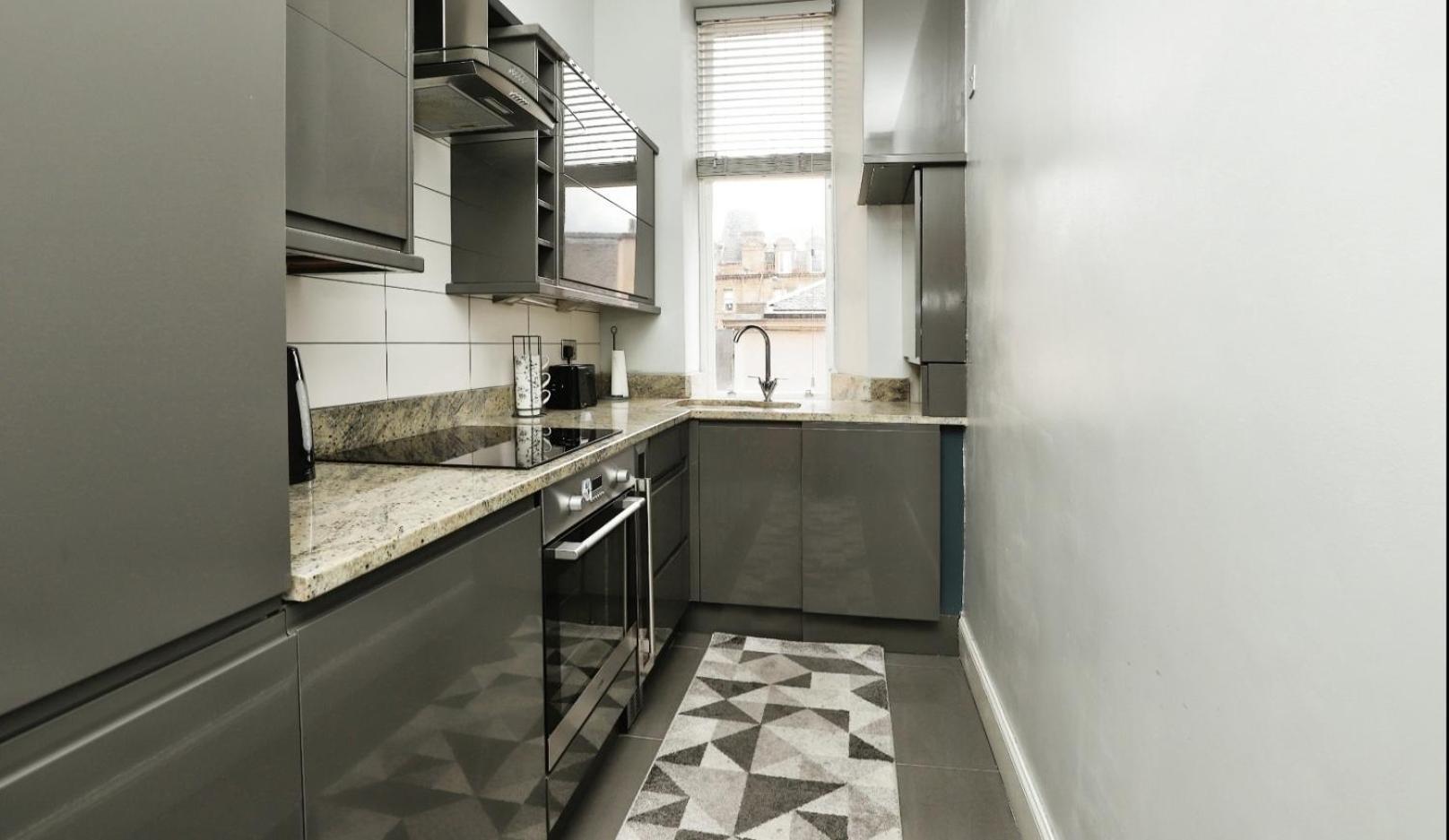 Modern Glasgow City Centre Apartment מראה חיצוני תמונה