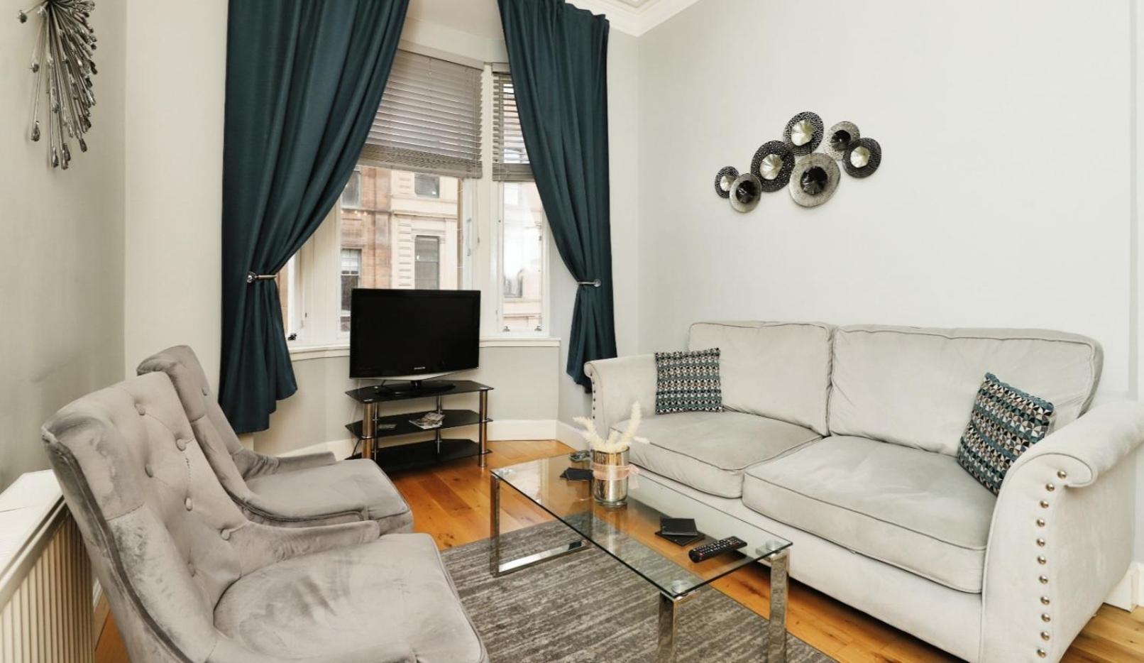 Modern Glasgow City Centre Apartment מראה חיצוני תמונה